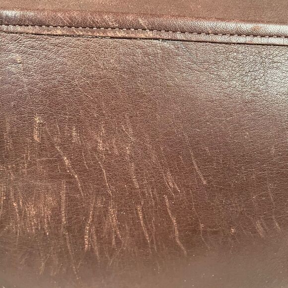 BROWN VINTAGE 1990 COACH BEEKMAN BRIEF MESSENGER ❤️HOST PICK❤️ - Picture 10 of 16